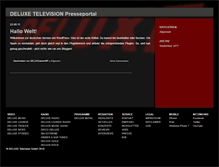 Tablet Screenshot of blog.deluxetelevision.com